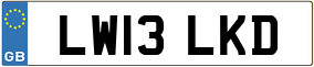 Truck License Plate